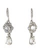 Givenchy Crystal Drop Earrings
