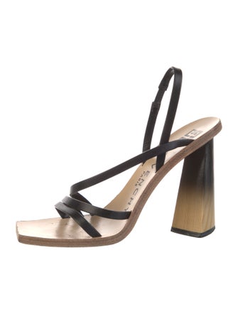 Givenchy Leather Slingback Sandals