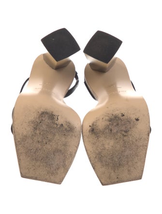 Givenchy Leather Slingback Sandals