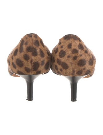 Givenchy Ponyhair Animal Print Pumps