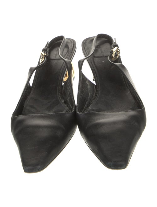 Givenchy Leather Colorblock Pattern Mules