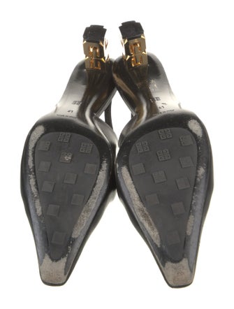 Givenchy Leather Colorblock Pattern Mules