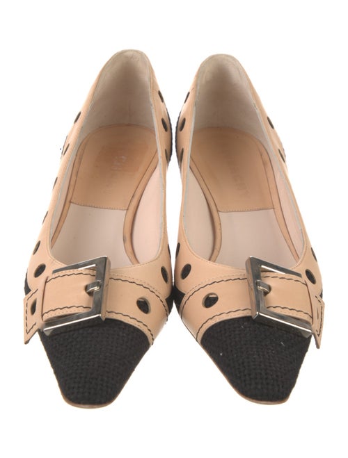 Givenchy Leather Colorblock Pattern Pumps