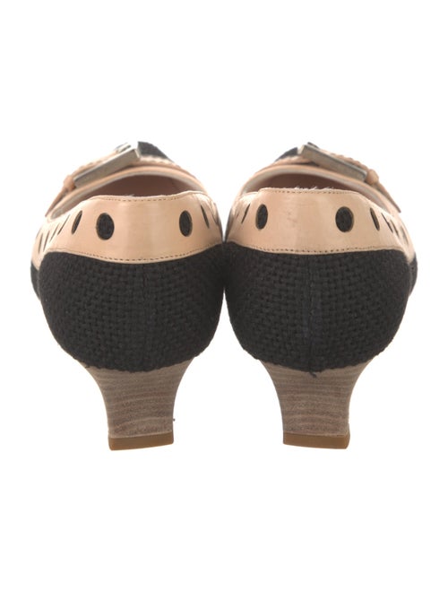 Givenchy Leather Colorblock Pattern Pumps