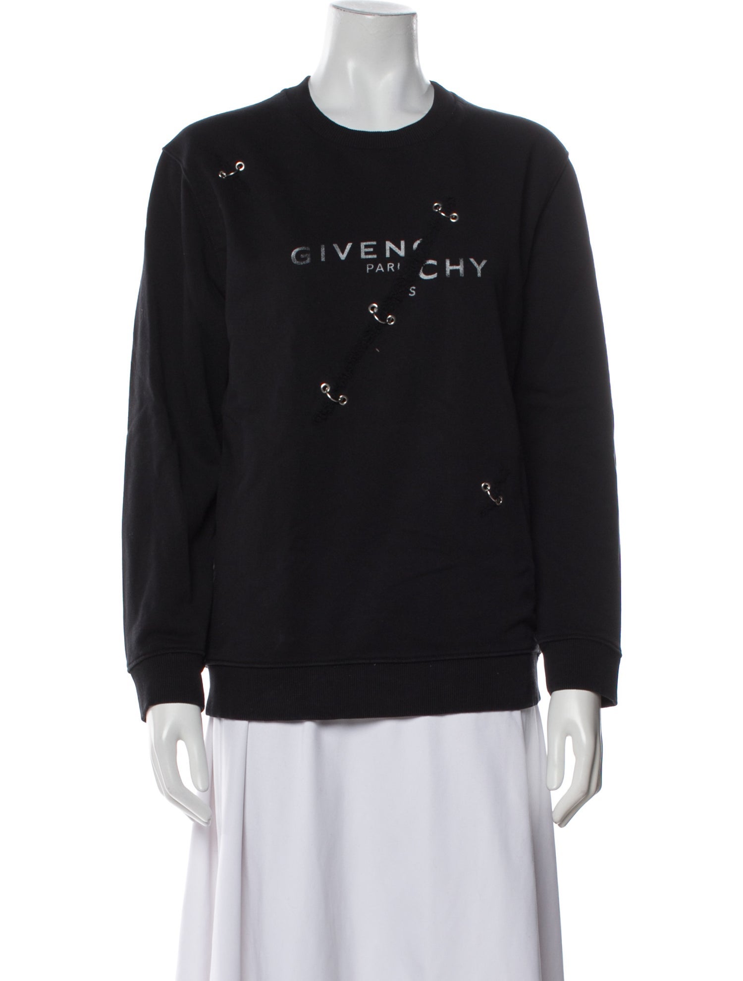 Givenchy Graphic Print Crew Neck Sweatshirt