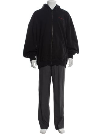 Givenchy Graphic Print Crew Neck Hoodie