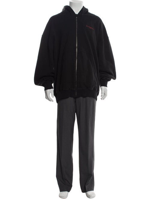 Givenchy Graphic Print Crew Neck Hoodie