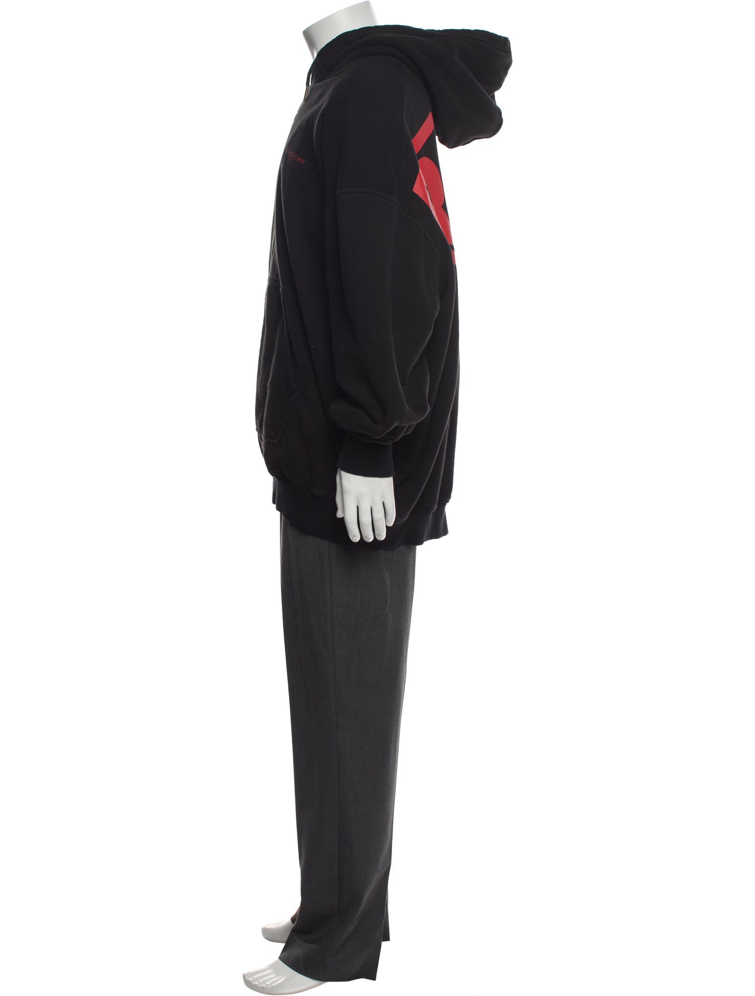 Givenchy Graphic Print Crew Neck Hoodie