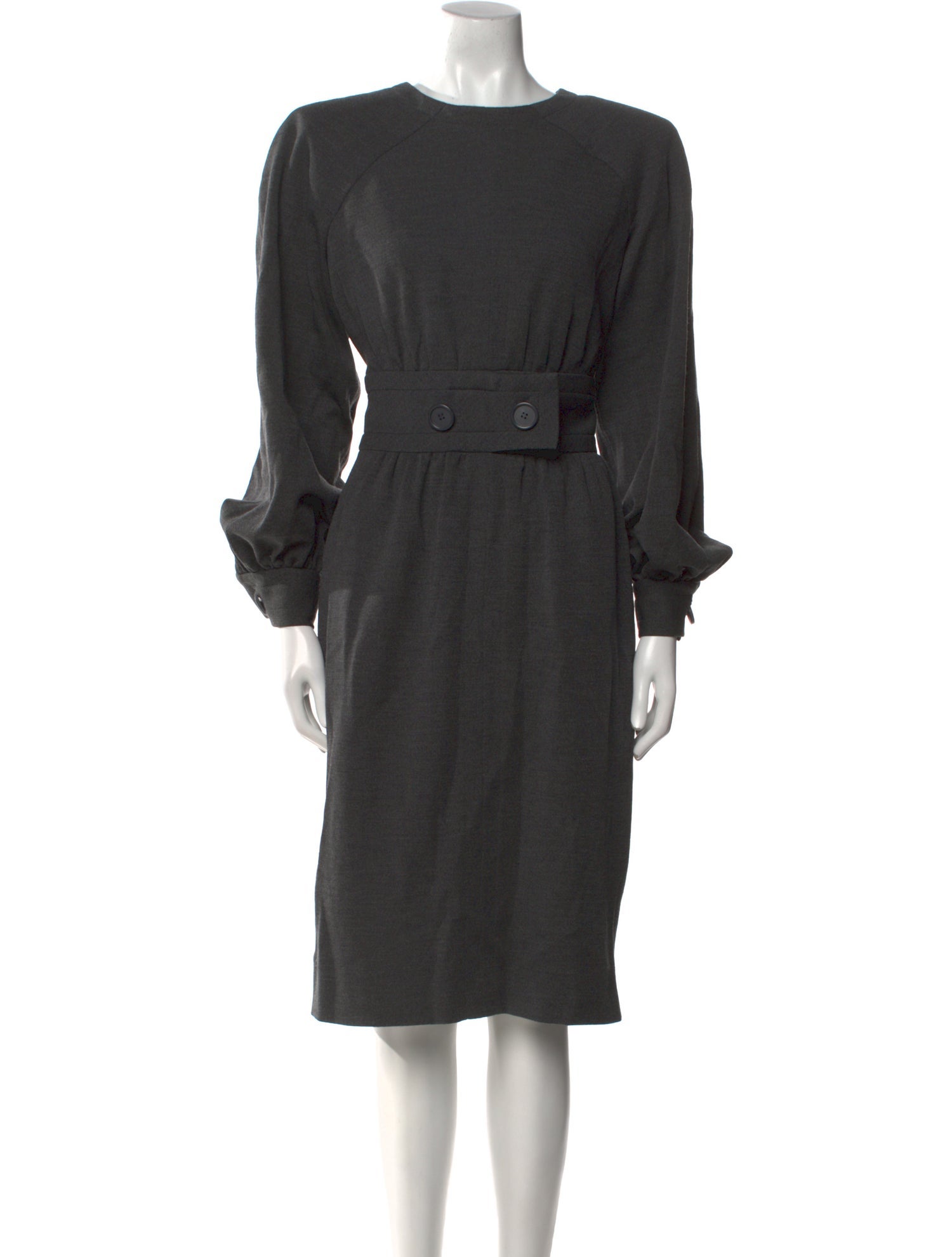 Givenchy Crew Neck Midi Length Dress