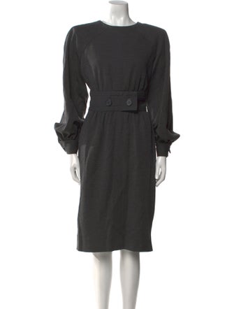 Givenchy Crew Neck Midi Length Dress