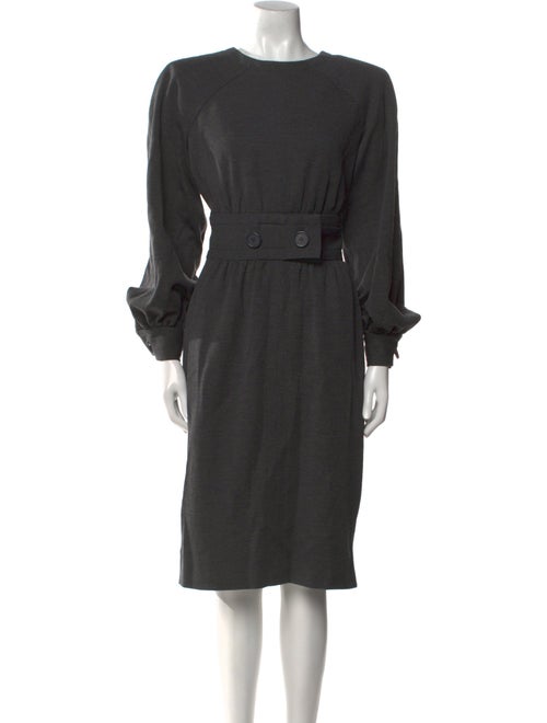 Givenchy Crew Neck Midi Length Dress