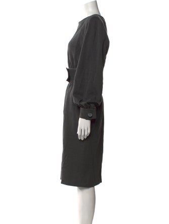 Givenchy Crew Neck Midi Length Dress