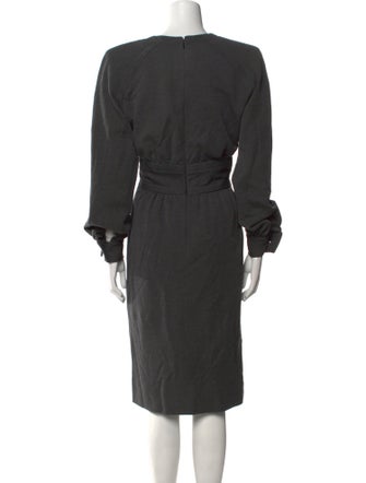 Givenchy Crew Neck Midi Length Dress