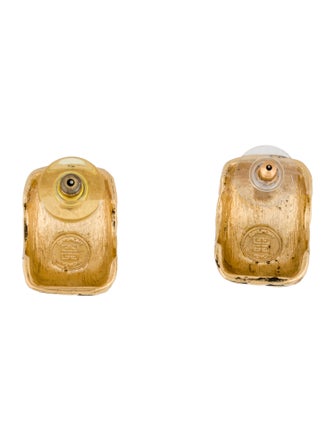 Givenchy Pebble Stud Earrings