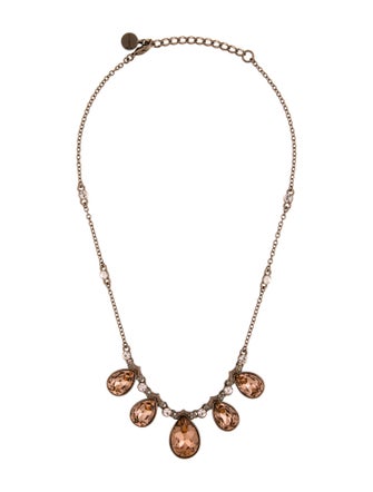 Givenchy Crystal Pendant Necklace