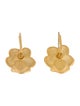 Givenchy Crystal Flower Clip On Earrings