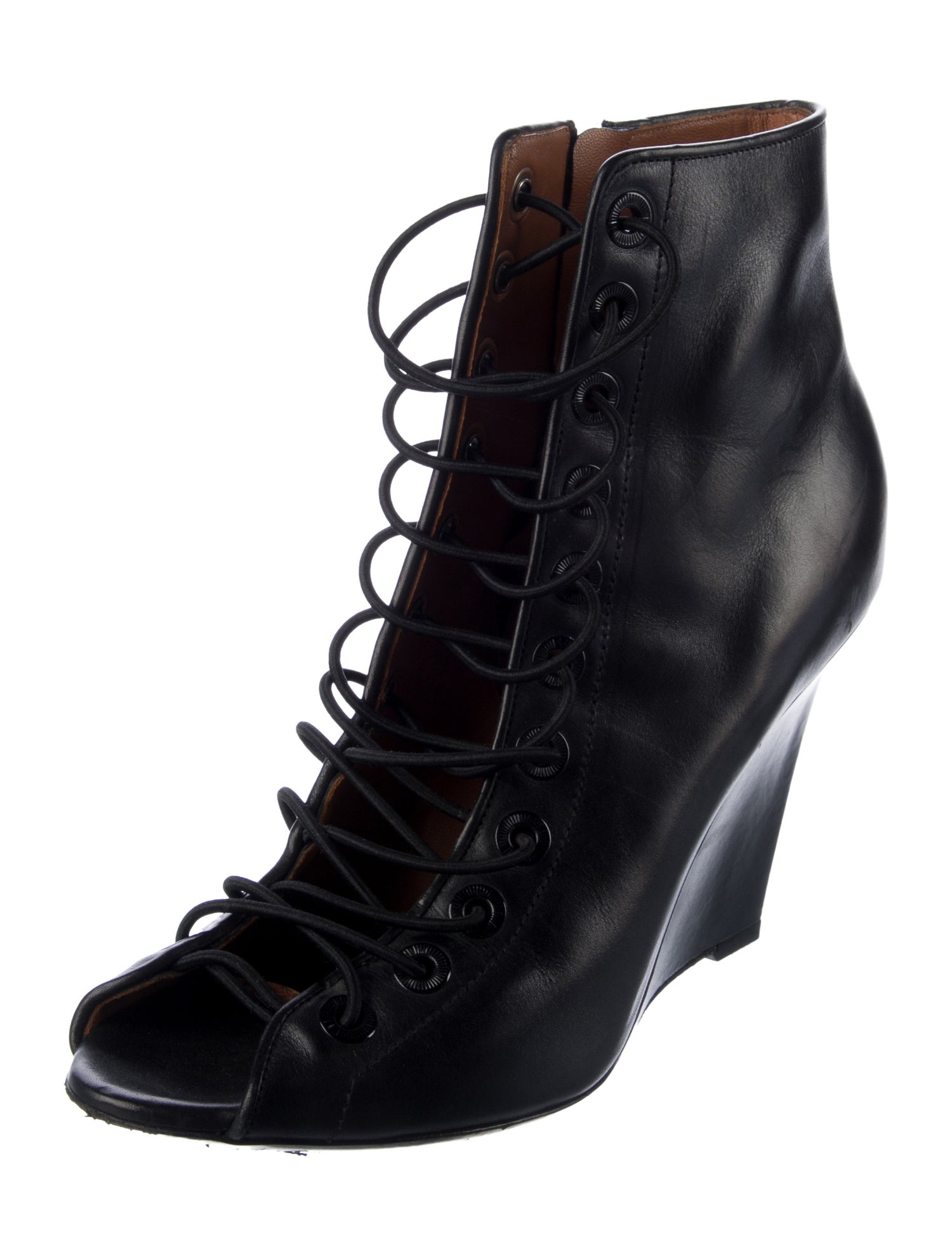 Givenchy Leather Lace-Up Boots