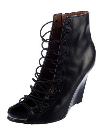 Givenchy Leather Lace-Up Boots