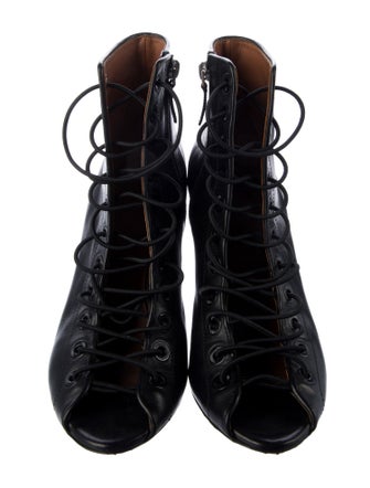 Givenchy Leather Lace-Up Boots
