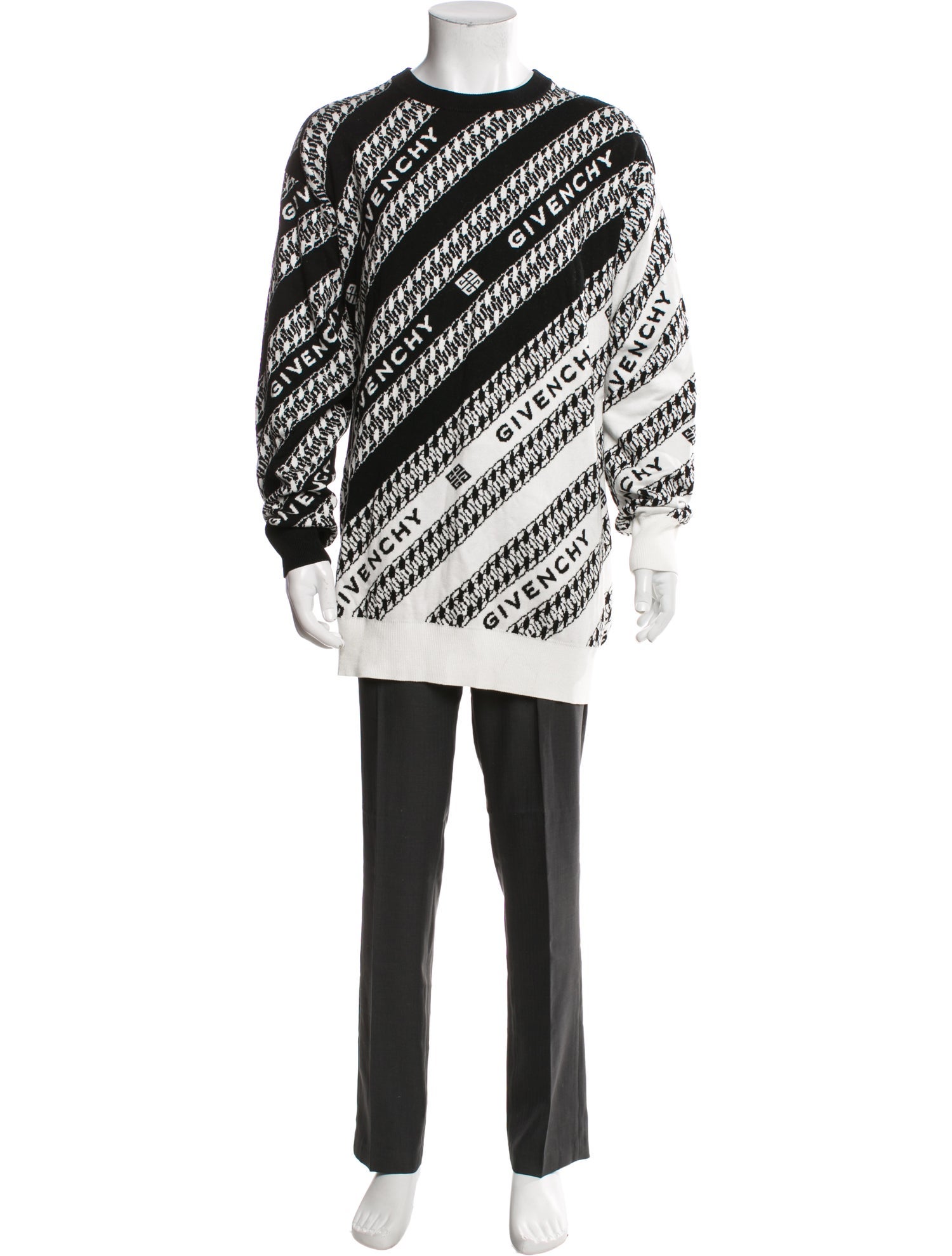 Givenchy Printed Crew Neck Pullover