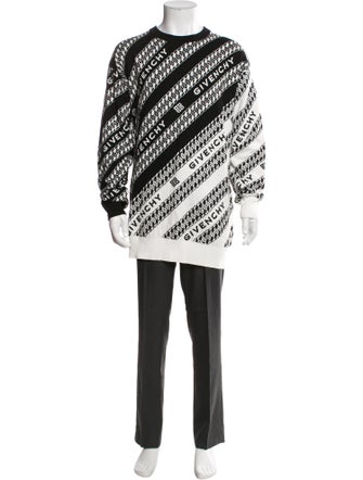 Givenchy Printed Crew Neck Pullover