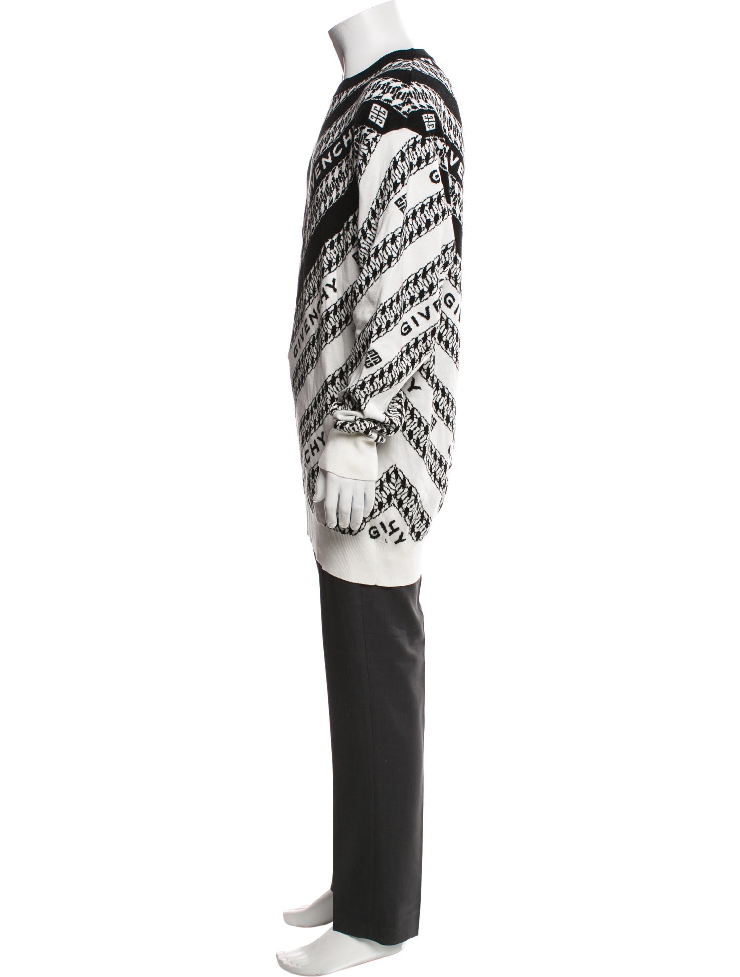 Givenchy Printed Crew Neck Pullover