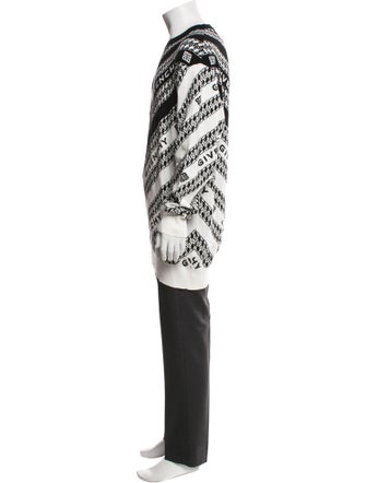 Givenchy Printed Crew Neck Pullover