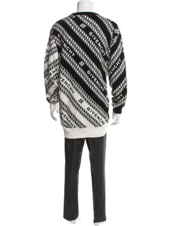 Givenchy Printed Crew Neck Pullover