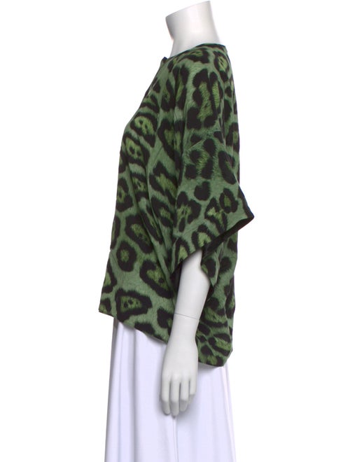 Givenchy Silk Animal Print Blouse