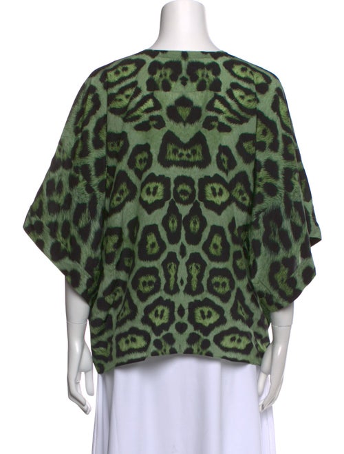 Givenchy Silk Animal Print Blouse