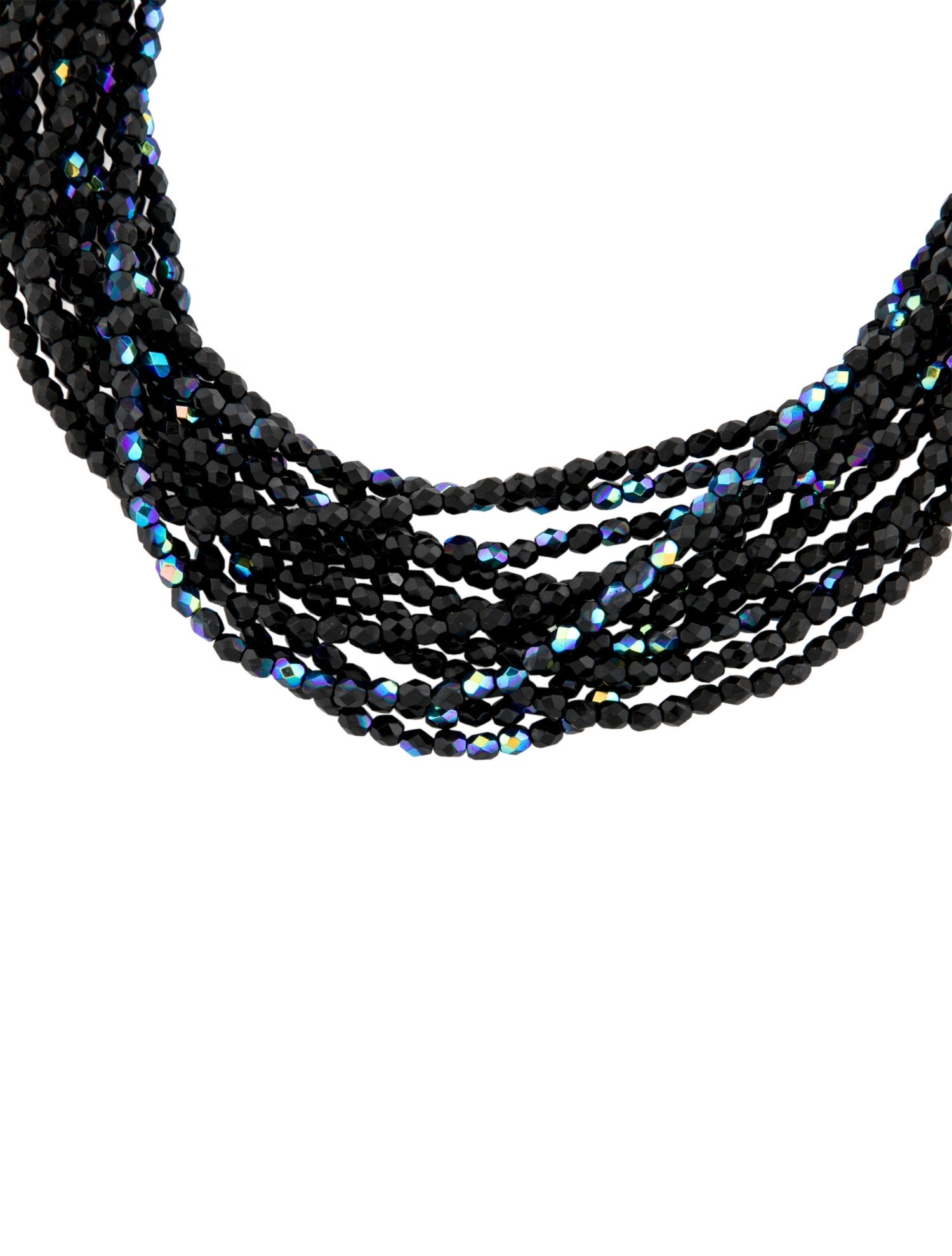 Givenchy Multistrand Bead Choker Necklace
