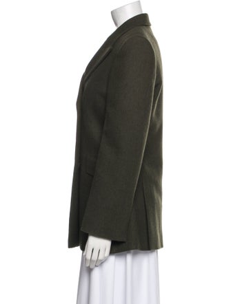 Givenchy Wool Plaid Print Blazer