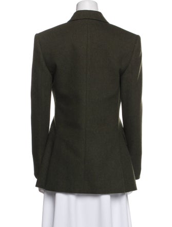 Givenchy Wool Plaid Print Blazer