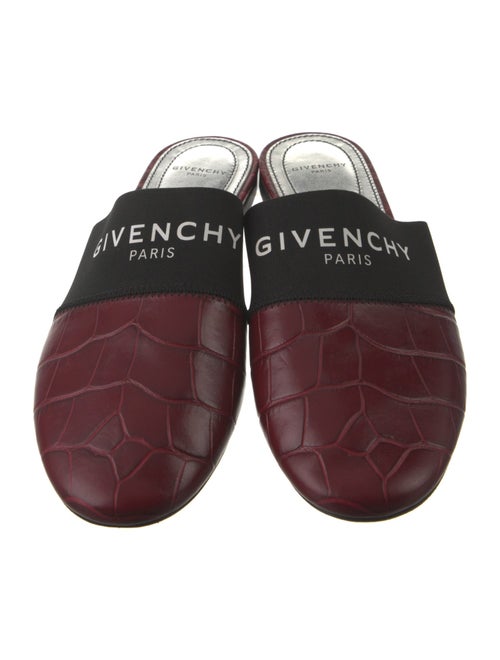 Givenchy Leather Printed Mules