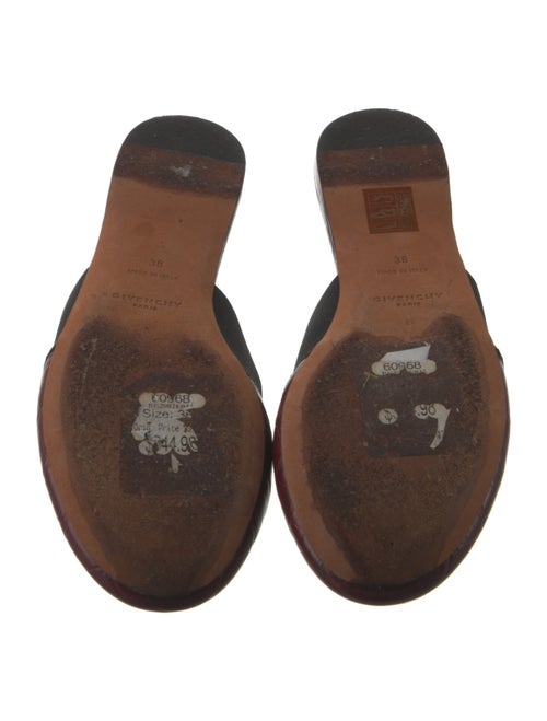 Givenchy Leather Printed Mules