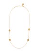 Givenchy Faux Pearl & Crystal Station Necklace