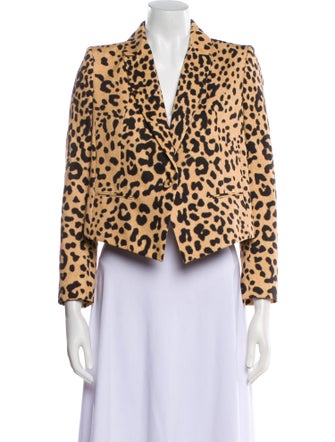 Givenchy Animal Print Blazer