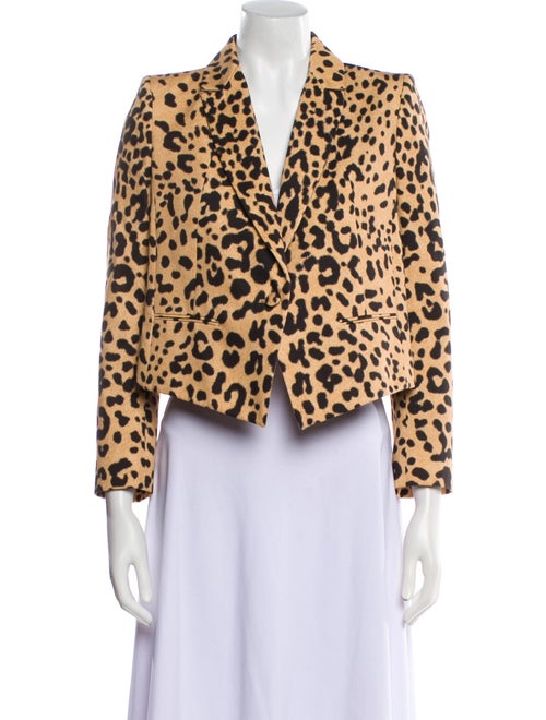 Givenchy Animal Print Blazer