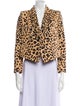 Givenchy Animal Print Blazer