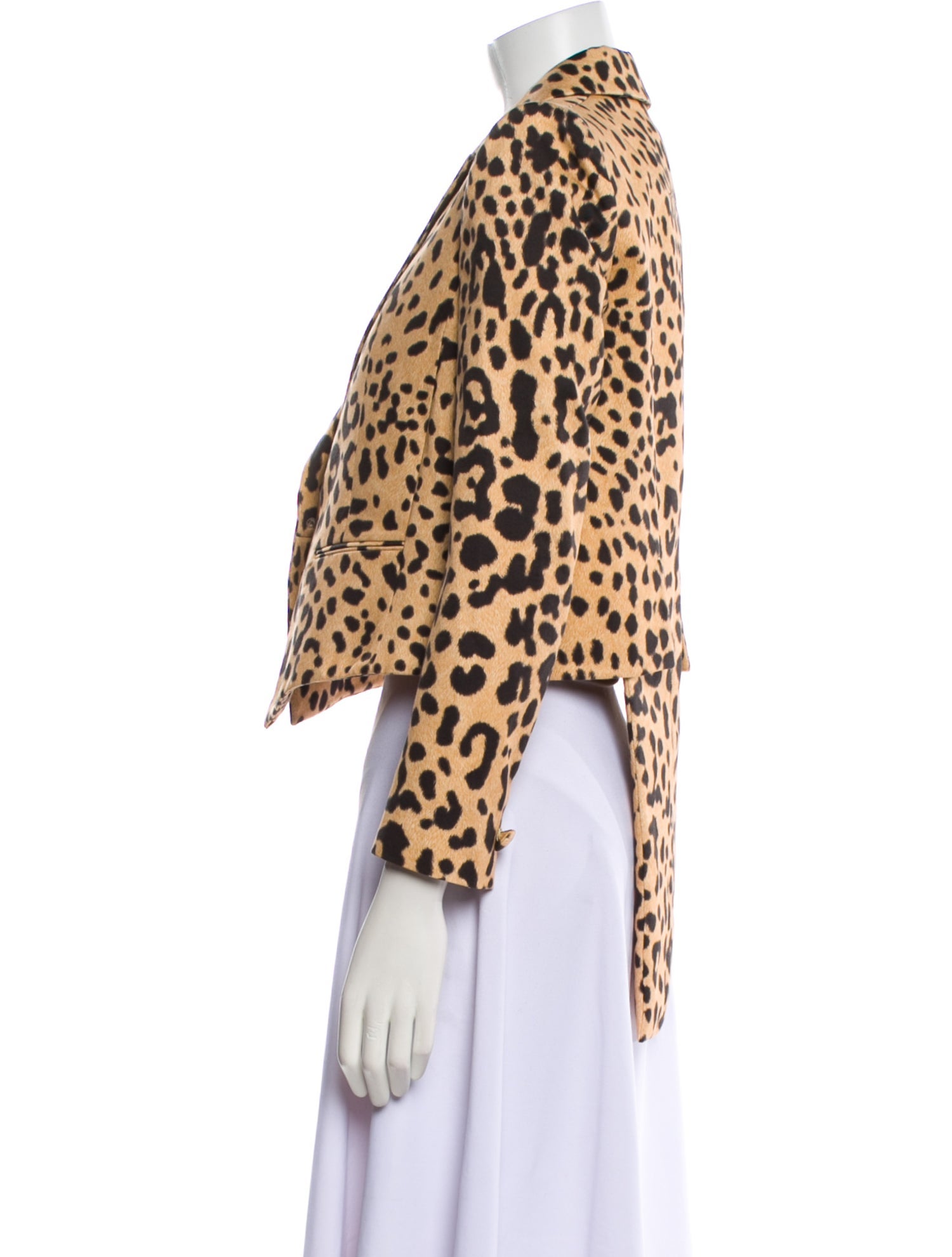 Givenchy Animal Print Blazer