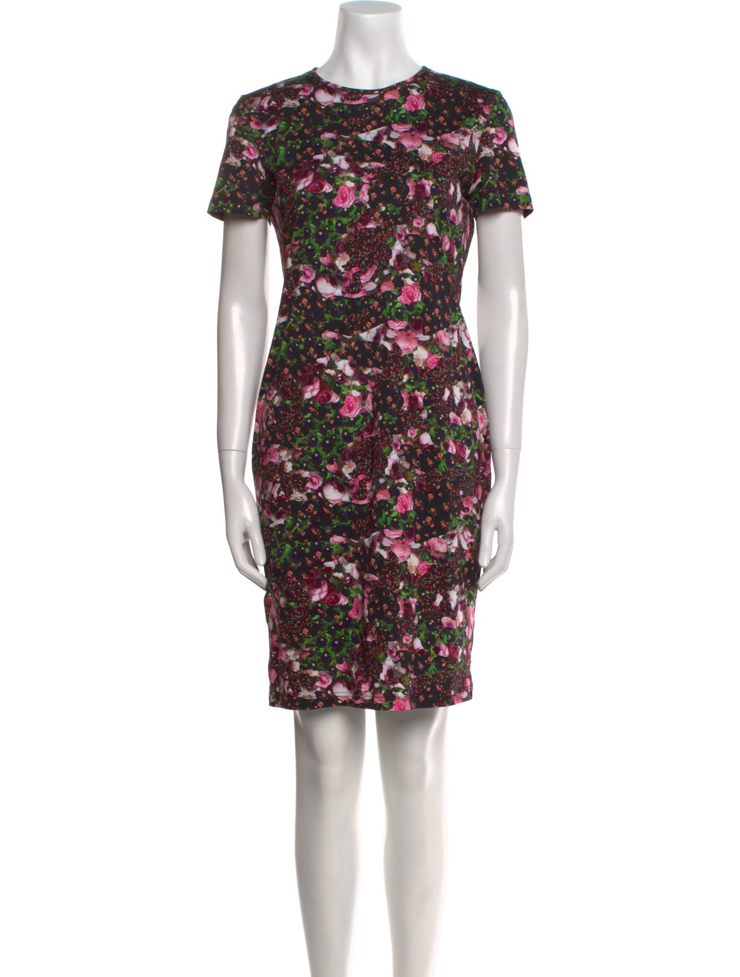 Givenchy Floral Print Knee-Length Dress