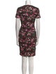 Givenchy Floral Print Knee-Length Dress