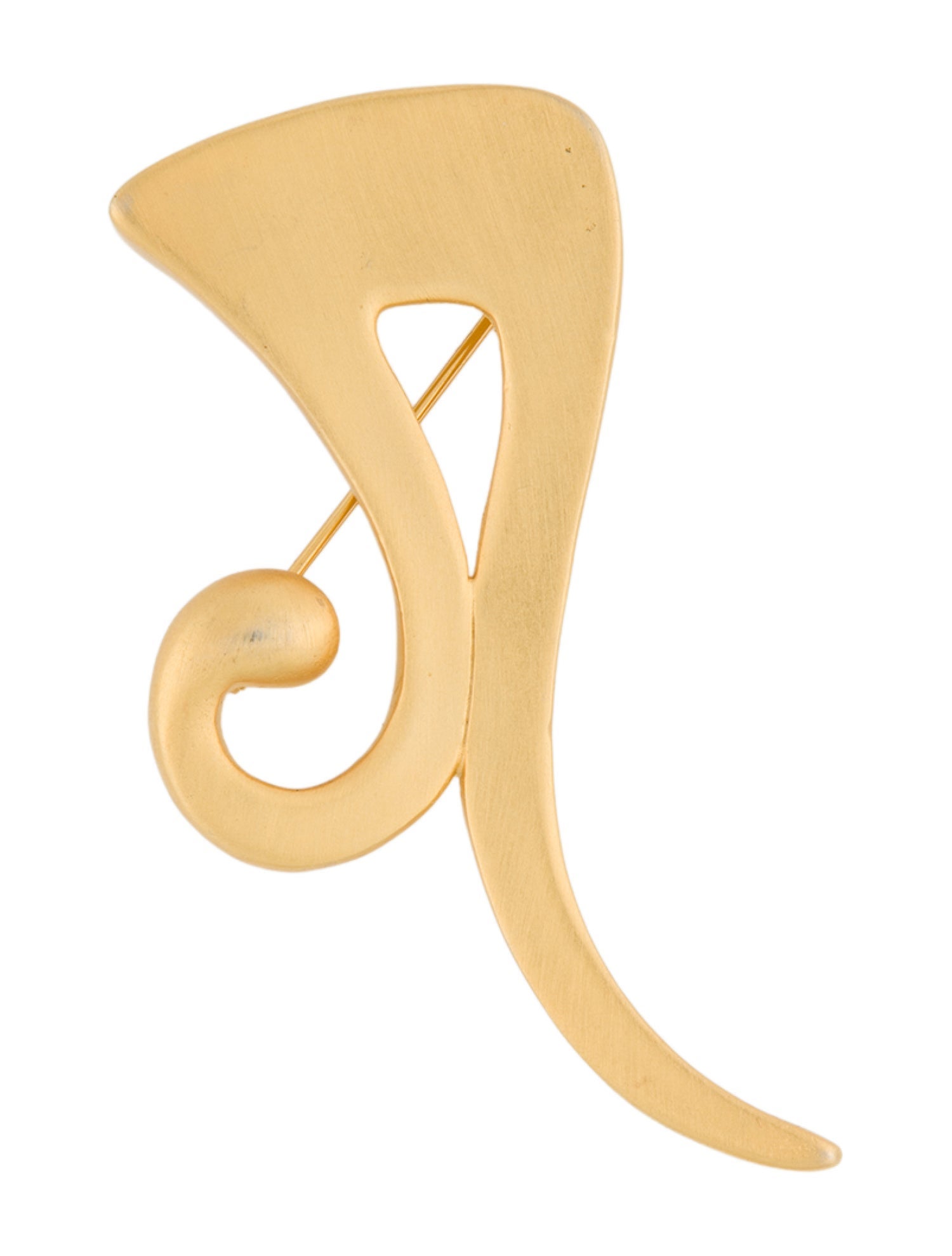 Givenchy Vintage Pi Sign Brooch Pin