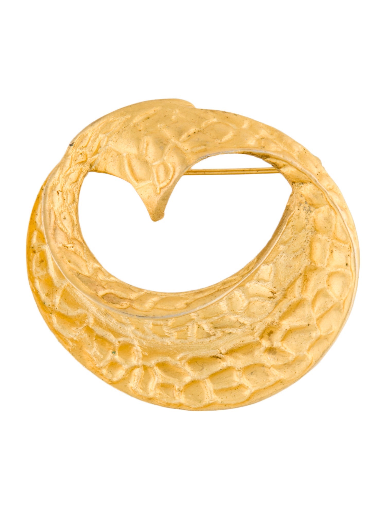 Givenchy Vintage Textured Brooch Pin