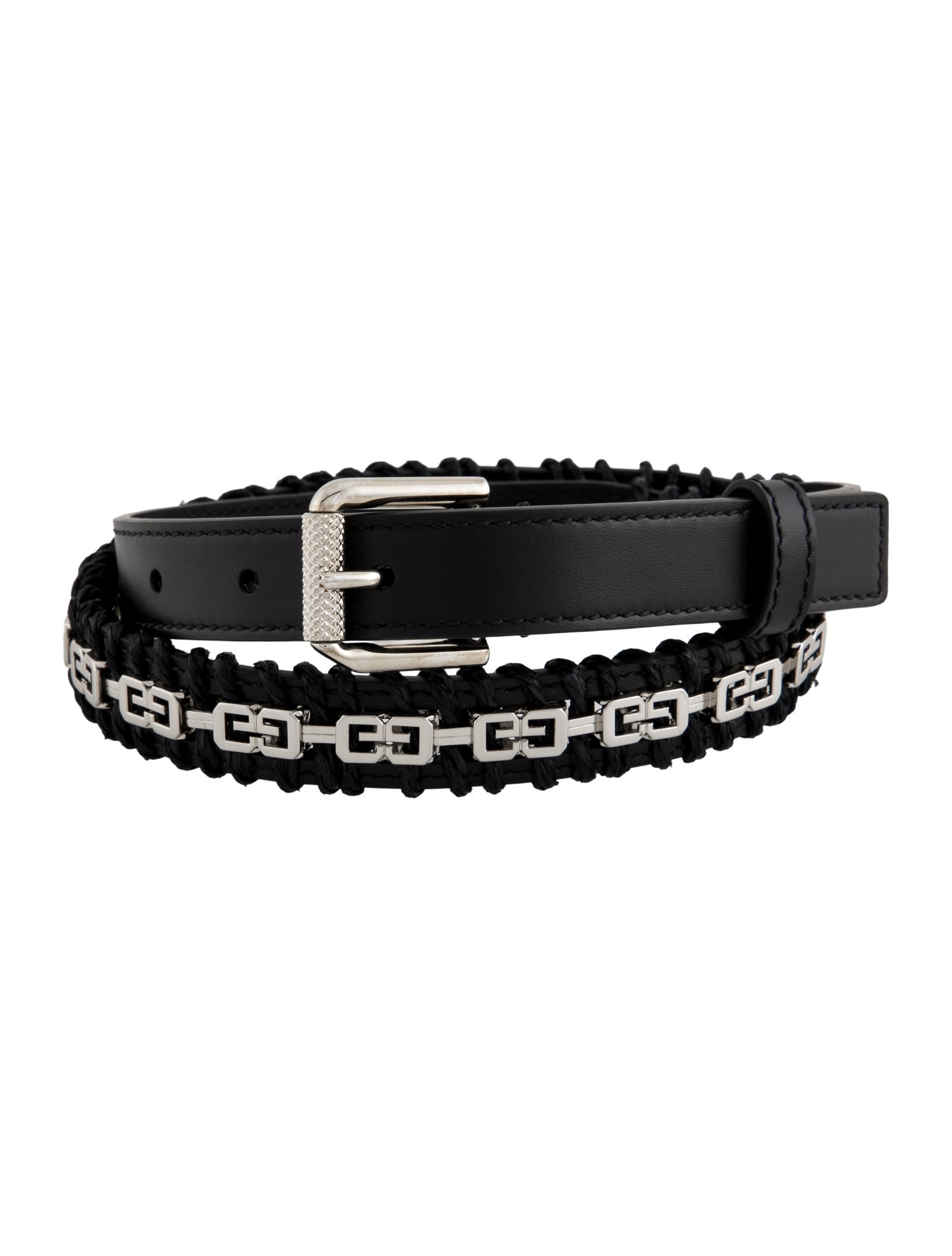 Givenchy Skinny Leather Belt w/ Tags