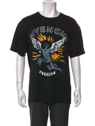 Givenchy Graphic Print Crew Neck T-Shirt
