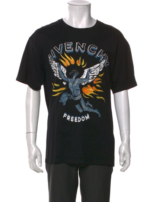 Givenchy Graphic Print Crew Neck T-Shirt