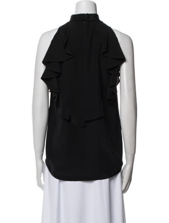 Givenchy Silk Mock Neck Blouse