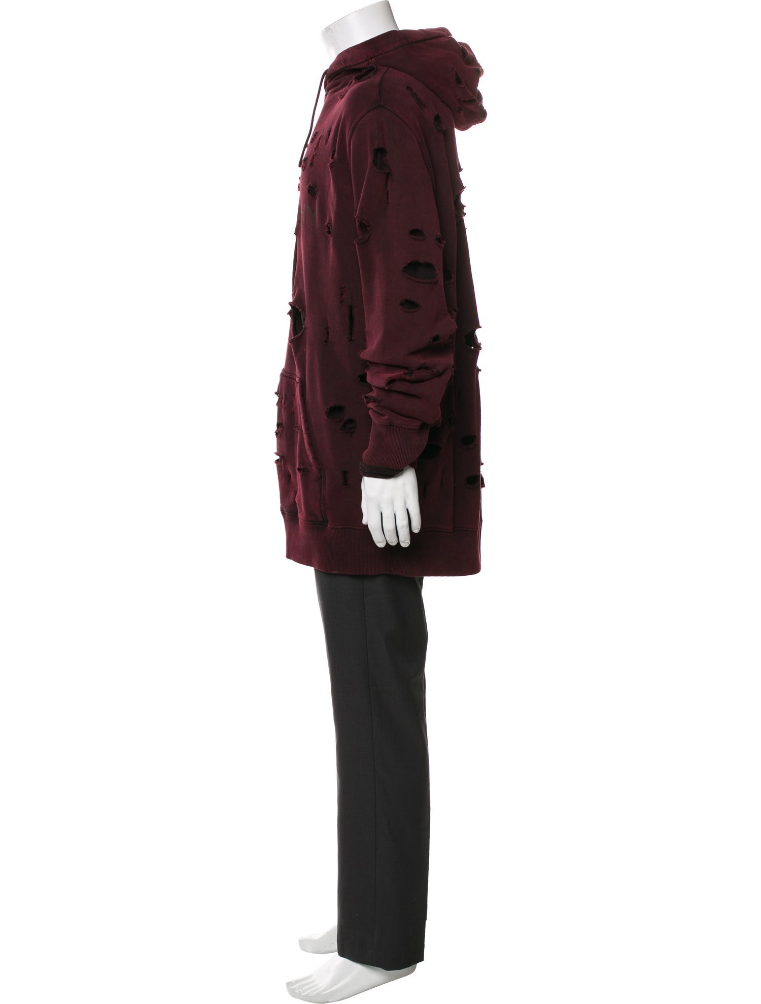 Givenchy Graphic Print Mock Neck Hoodie