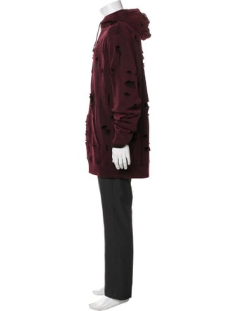 Givenchy Graphic Print Mock Neck Hoodie